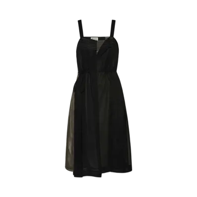 Maison Margiela Women's Contrast Dress "Dark Gray"