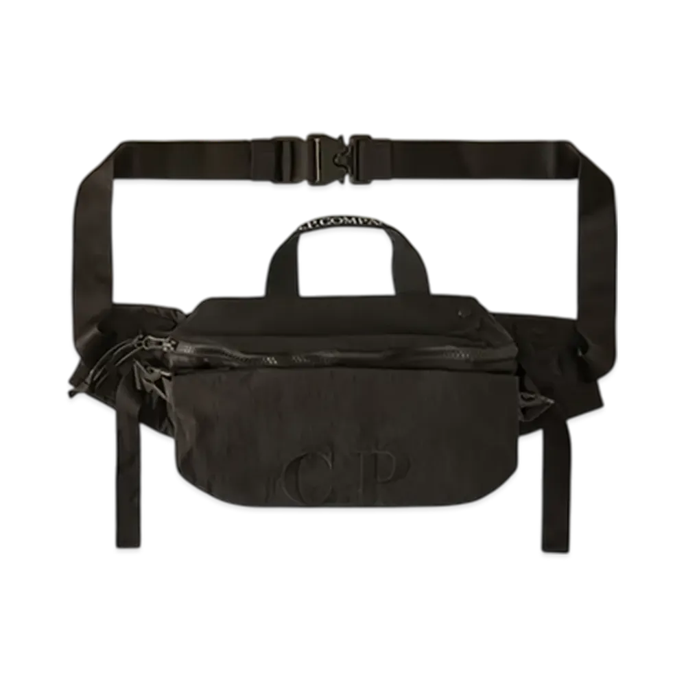C.P. Company Plain Paper Touch Waistbag "Black"