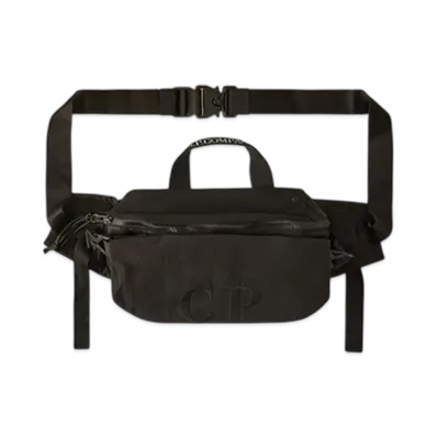 C.P. Company Plain Paper Touch Waistbag "Black"