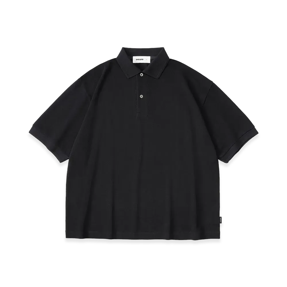 everyone Piquet Polo Shirt "Black"