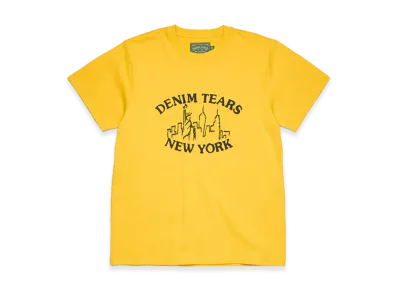 DENIM TEARS Skyline Tee "Yellow"