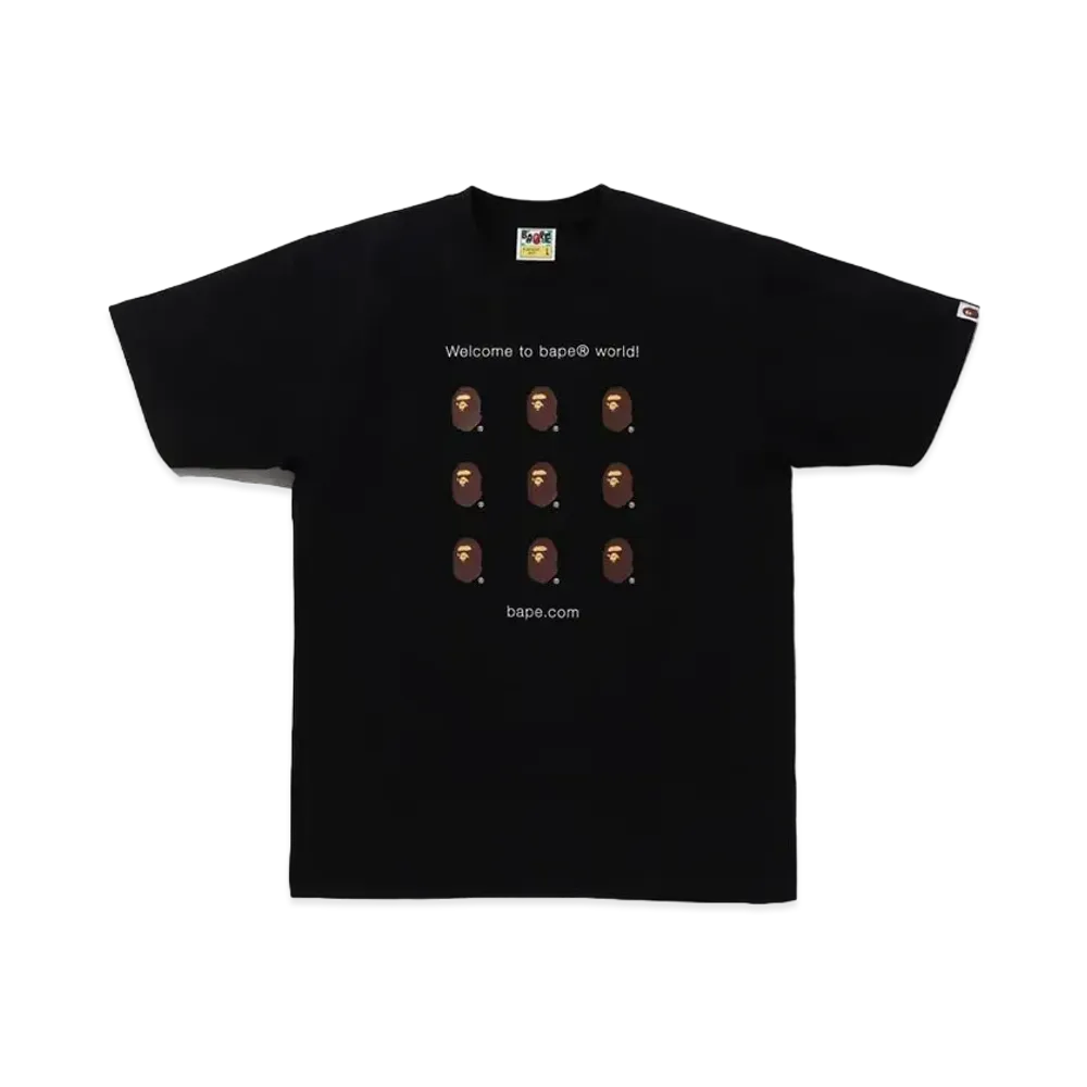 A BATHING APE Bape.com Tee "Black"