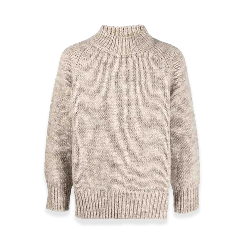 Maison Margiela Women's Chunky-Knit Jumper "Light Beige"