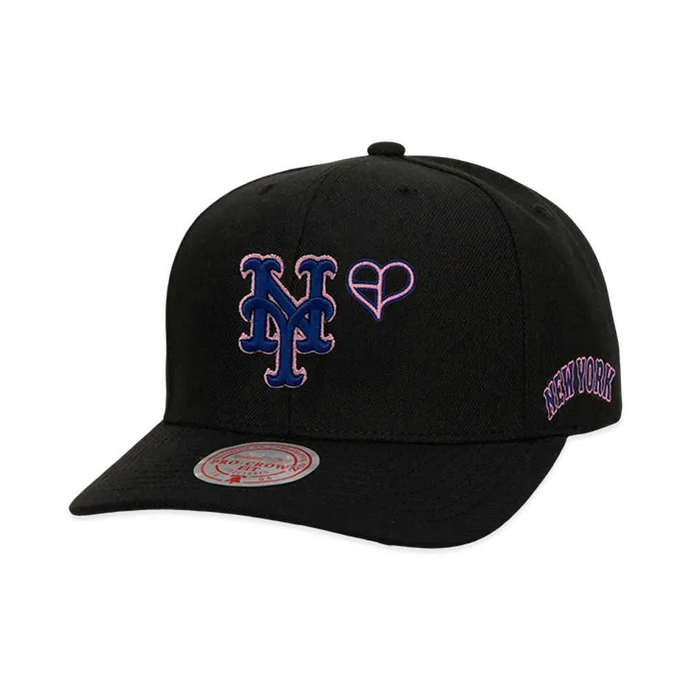 Mitchell & Ness x BLACKPINK Mets Snapback "Black"
