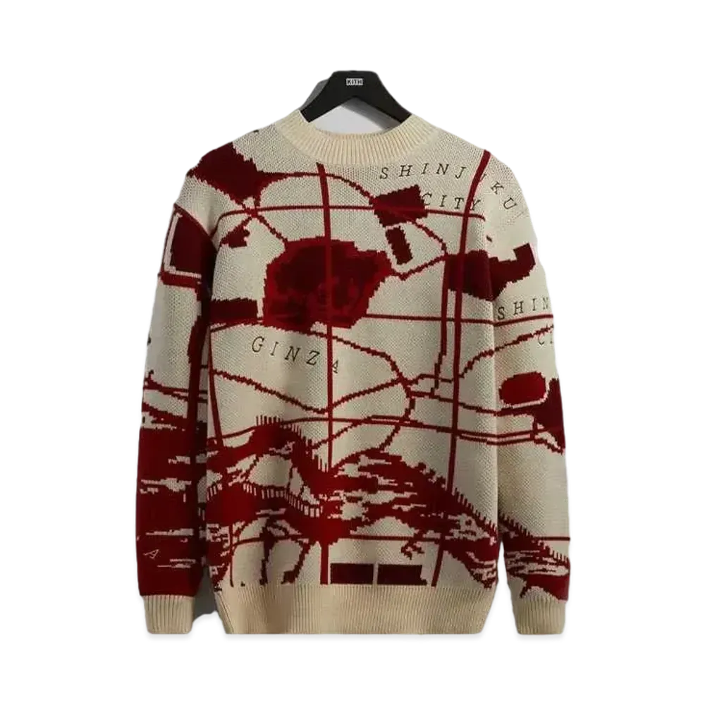 Kith Tokyo Atlas Crewneck "Sandrift"