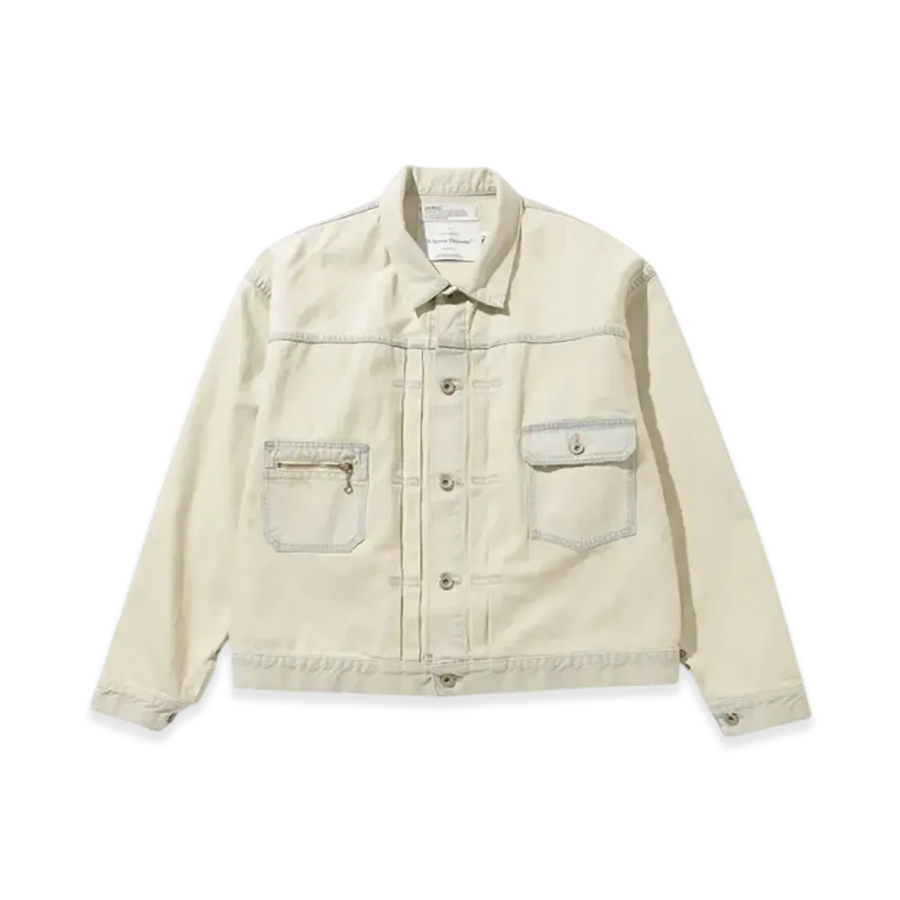 DAIRIKU Ice Wash 2PKT Denim Jacket "Ice Wash"