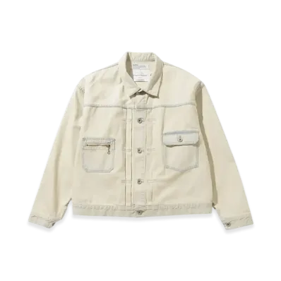 DAIRIKU Ice Wash 2PKT Denim Jacket "Ice Wash"