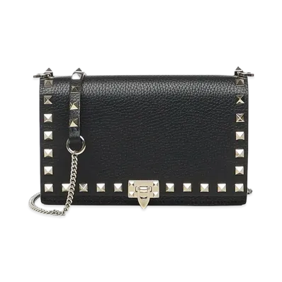 Valentino Women's Mini Rockstud Leather Bag "Black"