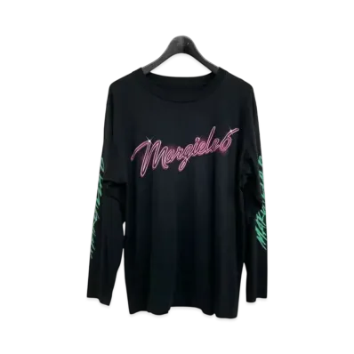 MM6 Maison Margiela Women's Long Sleeve T-Shirt "Black"