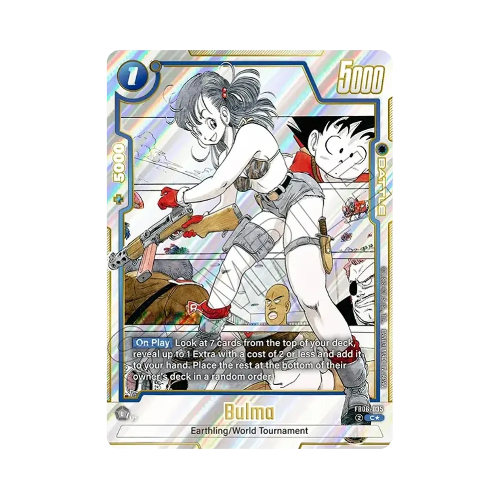 ブルマ C☆ [FB06-035](フュージョンワールド「MANGA BOOSTER 01