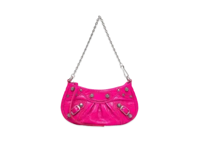 BALENCIAGA Le Cagole Mini Purse With Chain "Pink"