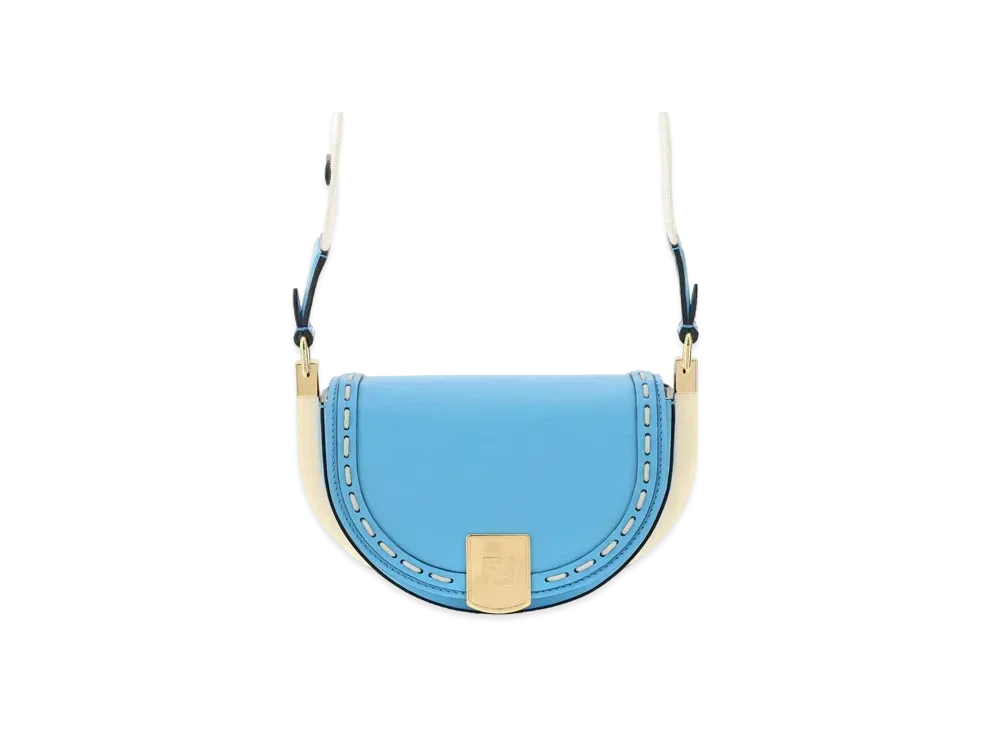 FENDI Moonlight Leather Bag "Blue"