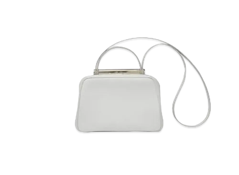 Valextra Flute Medium Bag "Off White"