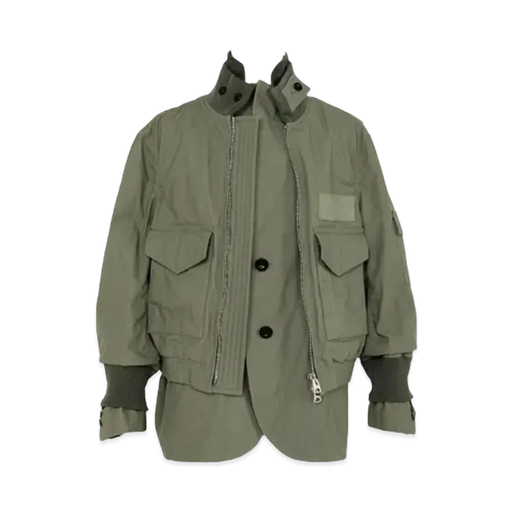 sacai Rip Stop Jacket "Khaki"