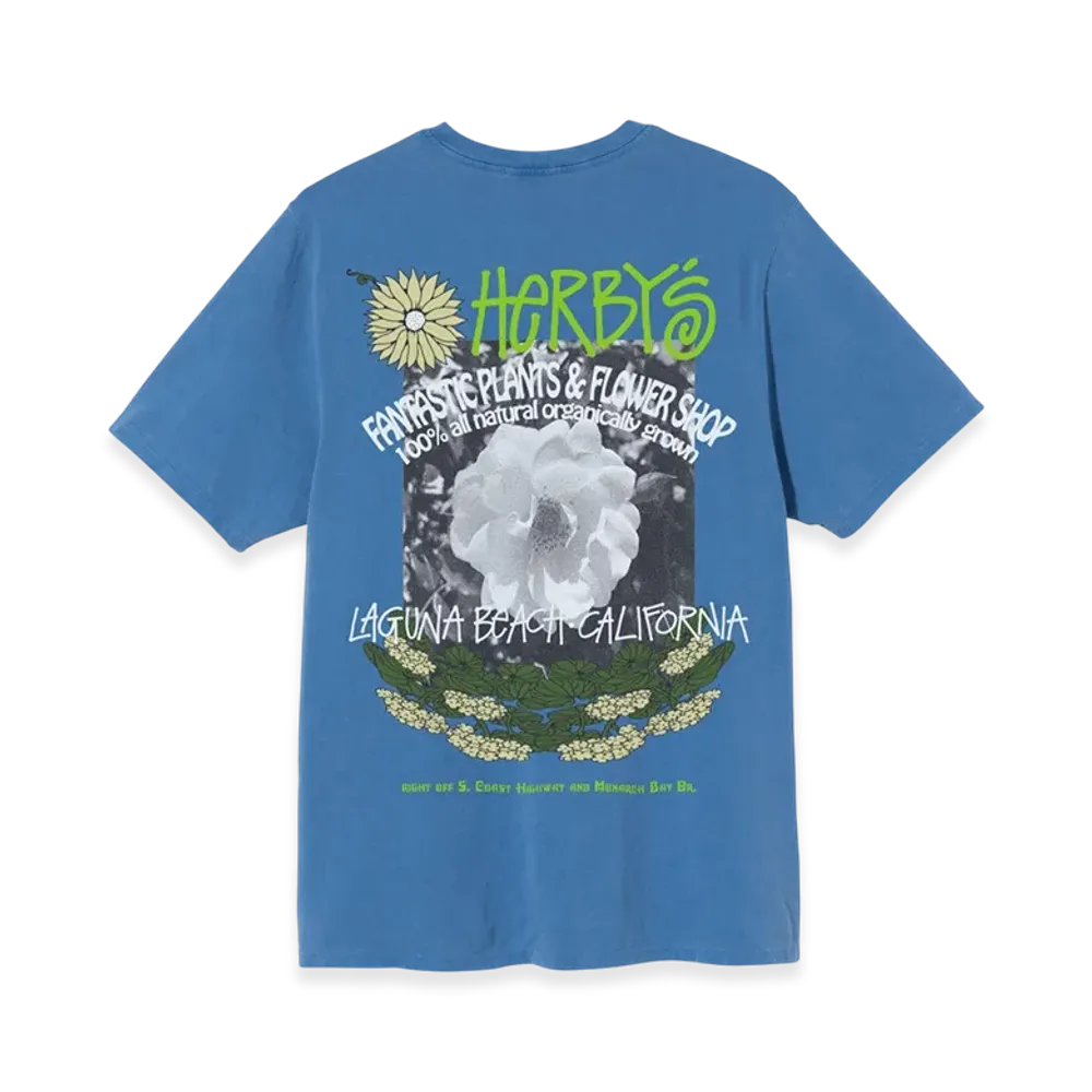 Stussy Herby's Dyed Tee "Blue"