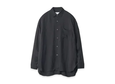 ssstein Cupro Fibril Oversized LS Shirt "Black"