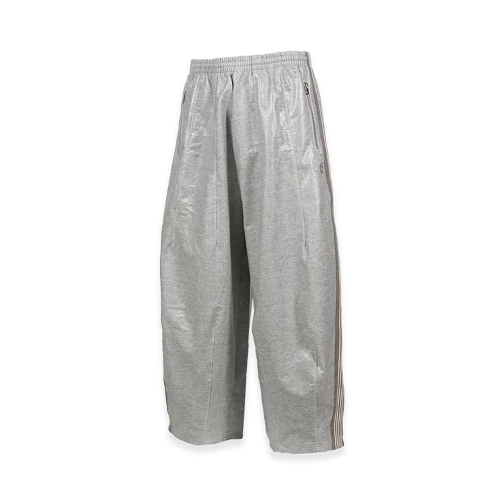 NEEDLES x NUBIAN H.D. Track Pant - Cotton Jersey / Coating (Exclusive) "Grey"