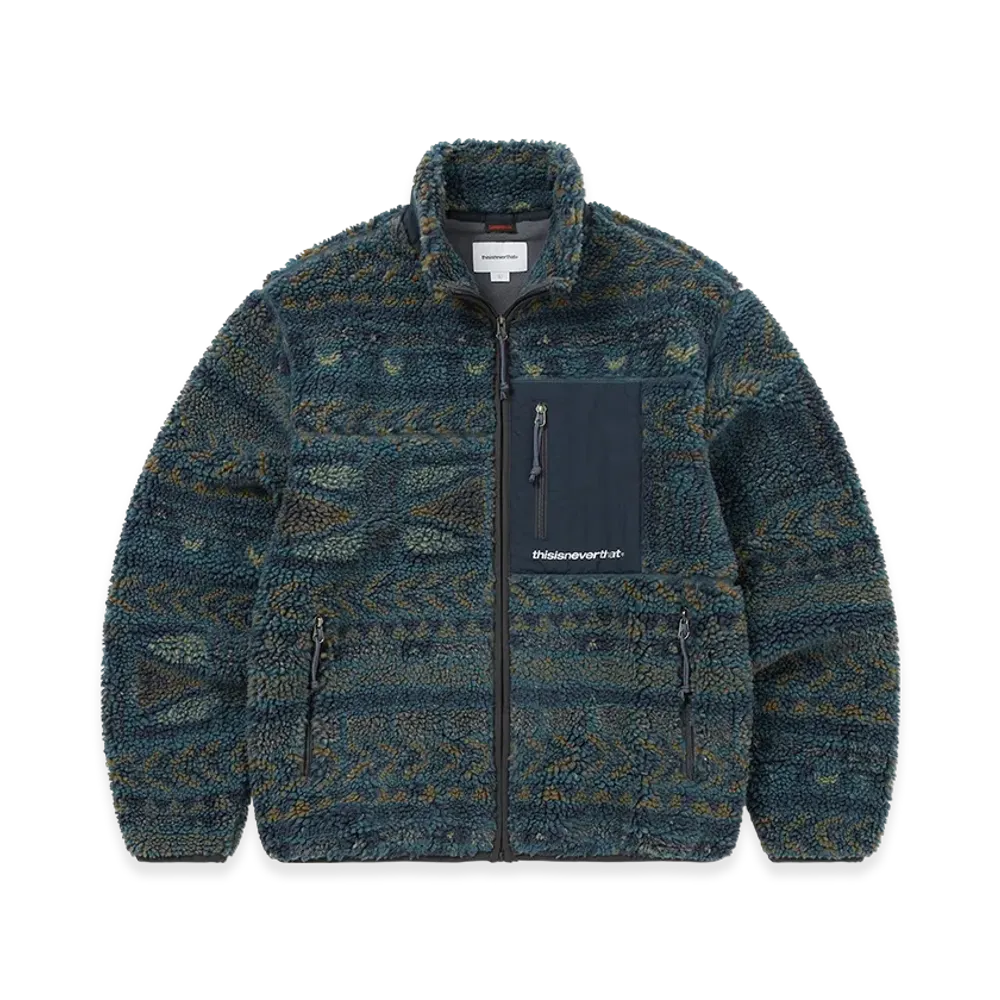 thisisneverthat SP Sherpa Fleece Jacket "Navy"