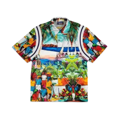 Just Don The Islanders Island Market Shirt "Multi"