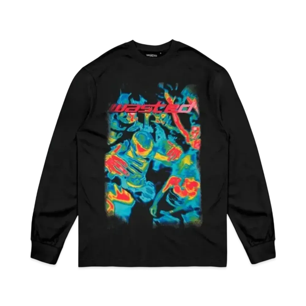 WASTED PARIS Fusion Longsleeves T-Shirt "Black"