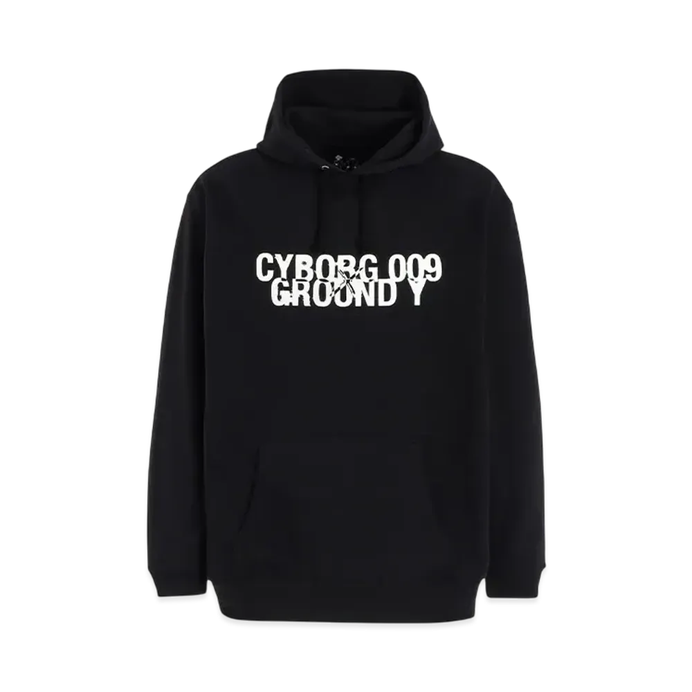 Ground Y x CYBORG009 60th Cyborg 009 & Dr.Yy Newly Drawn Silhouette Hoodie "Black"