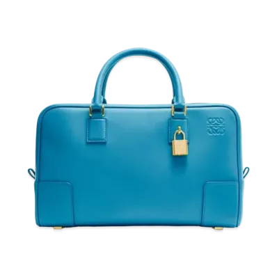LOEWE Amazona 28 Bag In Nappa Calfskin "Lagoon Blue"