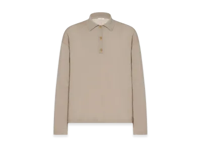 The Row Djon Wool Polo "Taupe"