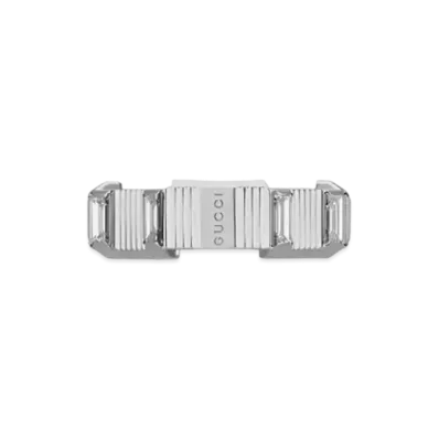 GUCCI Love Diamond Ring "Silver"