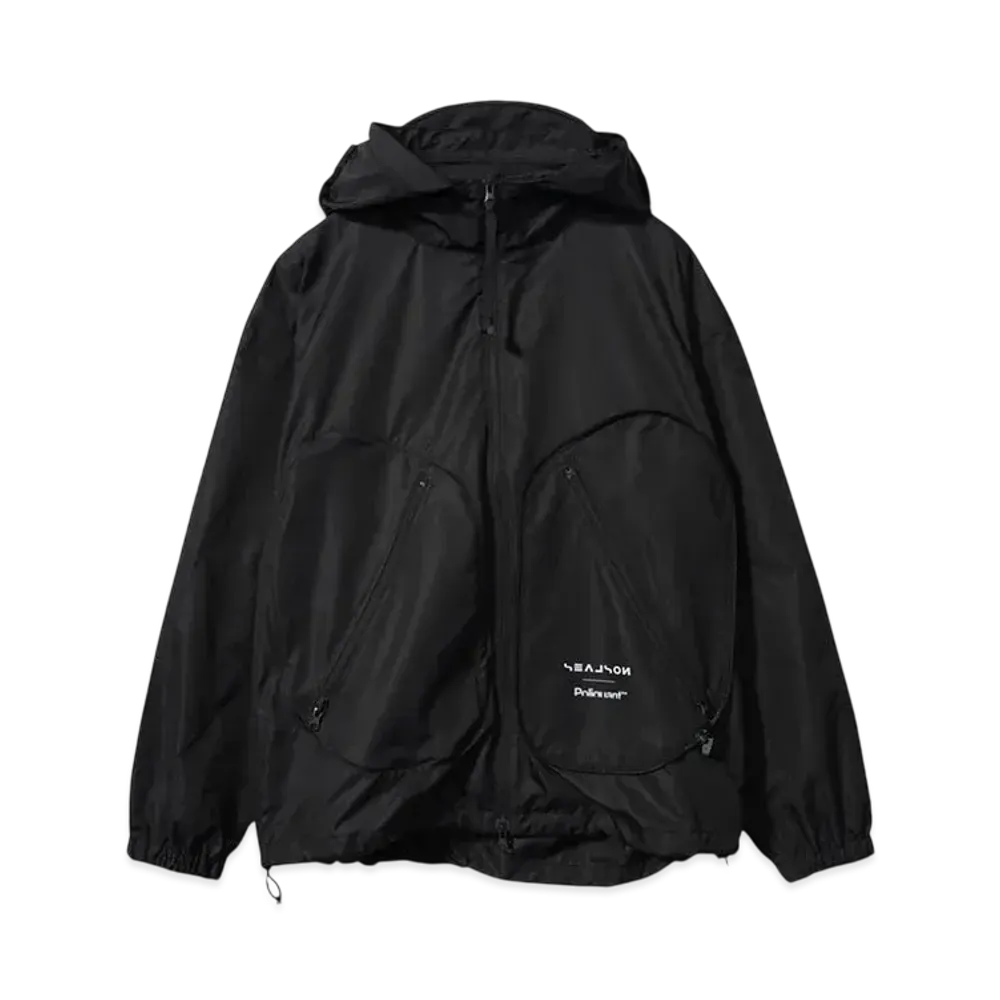 Poliquant SEALSON | POLIQUANT THE VERSATILE AND FUNCTIONS JACKET WITH PACKABLE / UTILITY BAG "BLACK"