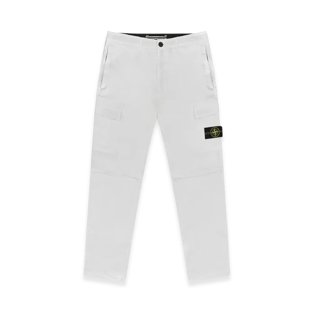 Stone Island 30519 Cargo Pants - 21SS "White"
