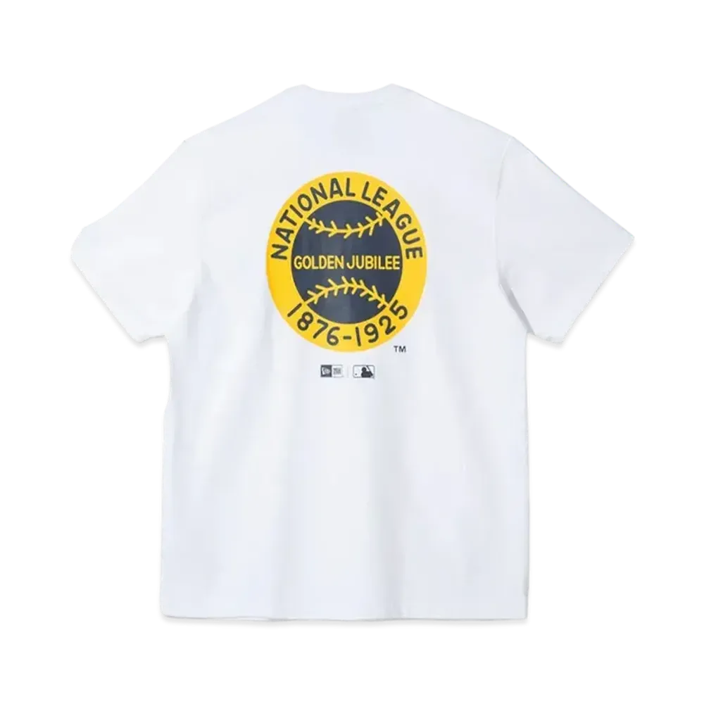 NEW ERA Short Sleeve Performance T-Shirt Brooklyn Dodgers Script Logo "Off White"