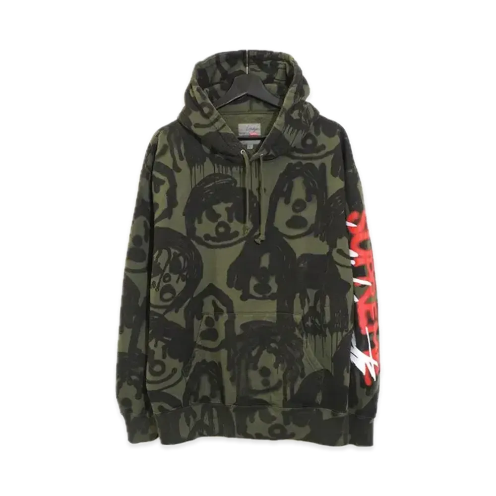 Supreme x Yohji Yamamoto Hooded Sweatshirt "Olive"