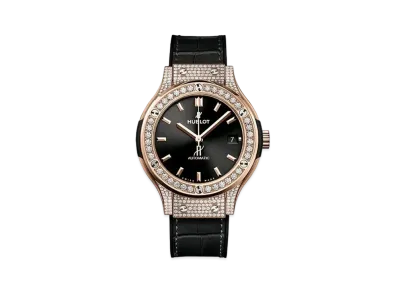 HUBLOT Classic Fusion King Gold Pave 38mm
