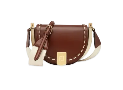 FENDI Moonlight Leather Bag "Brown"