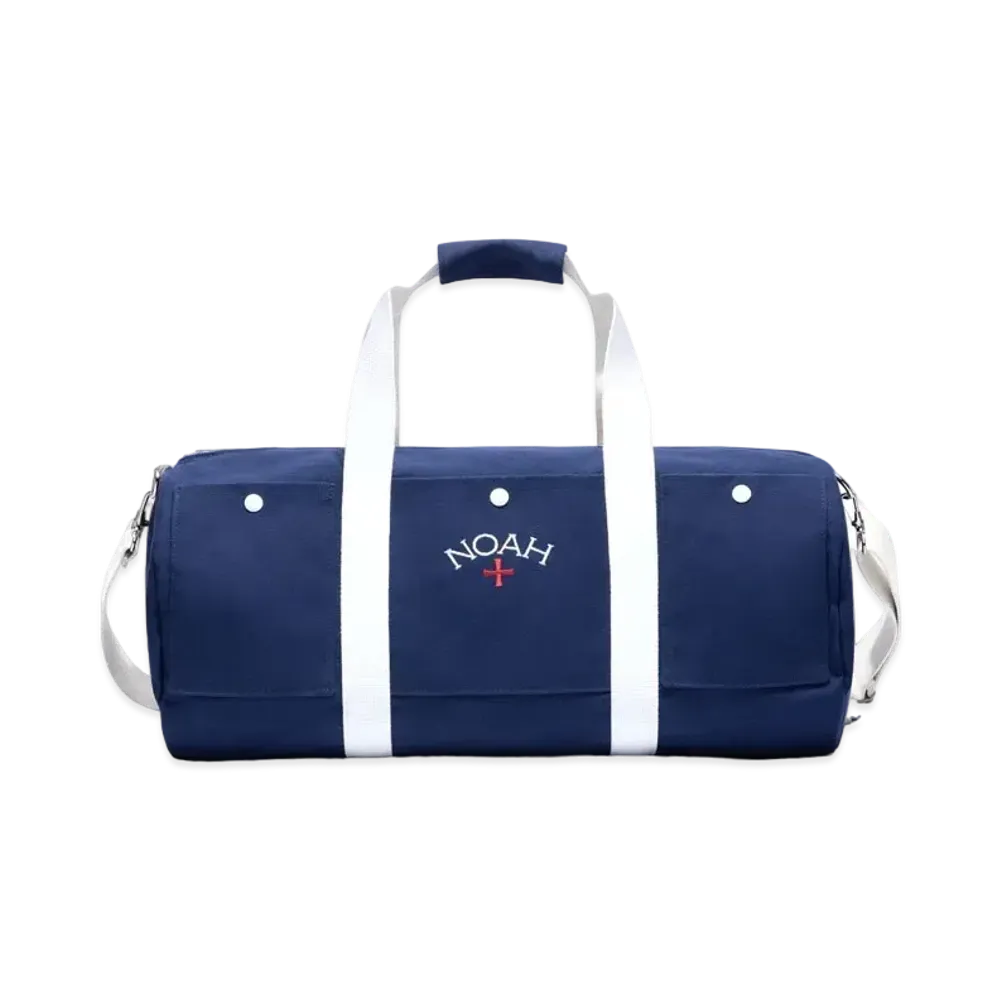 Noah Canvas Double Pocket Duffel "Navy"