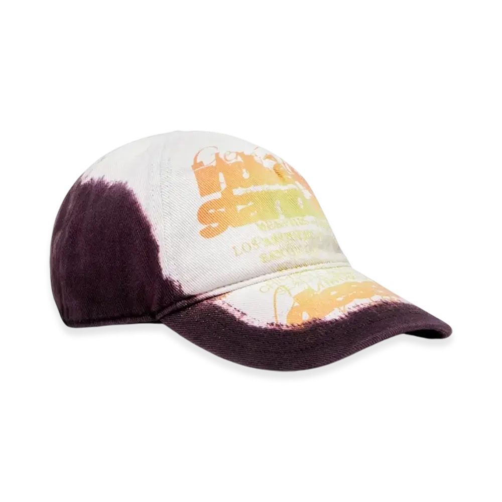 Diesel C-Hris Baseball Cap With Bandana Prints "White Violet"