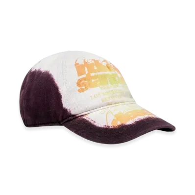 Diesel C-Hris Baseball Cap With Bandana Prints "White Violet"