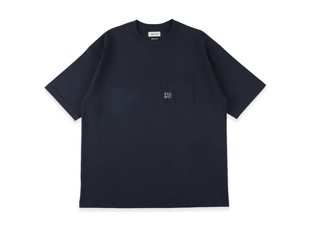 WIND AND SEA x DENHAM PRM Tee "Navy"