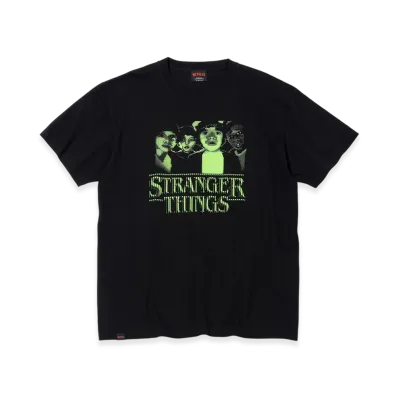 Netflix Stranger Things x V.A. S/S LUMINOUS TEE "Black"