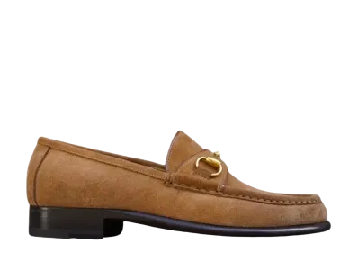 Enzo Bonafe Bit Loafer Radica Suede "Brown"