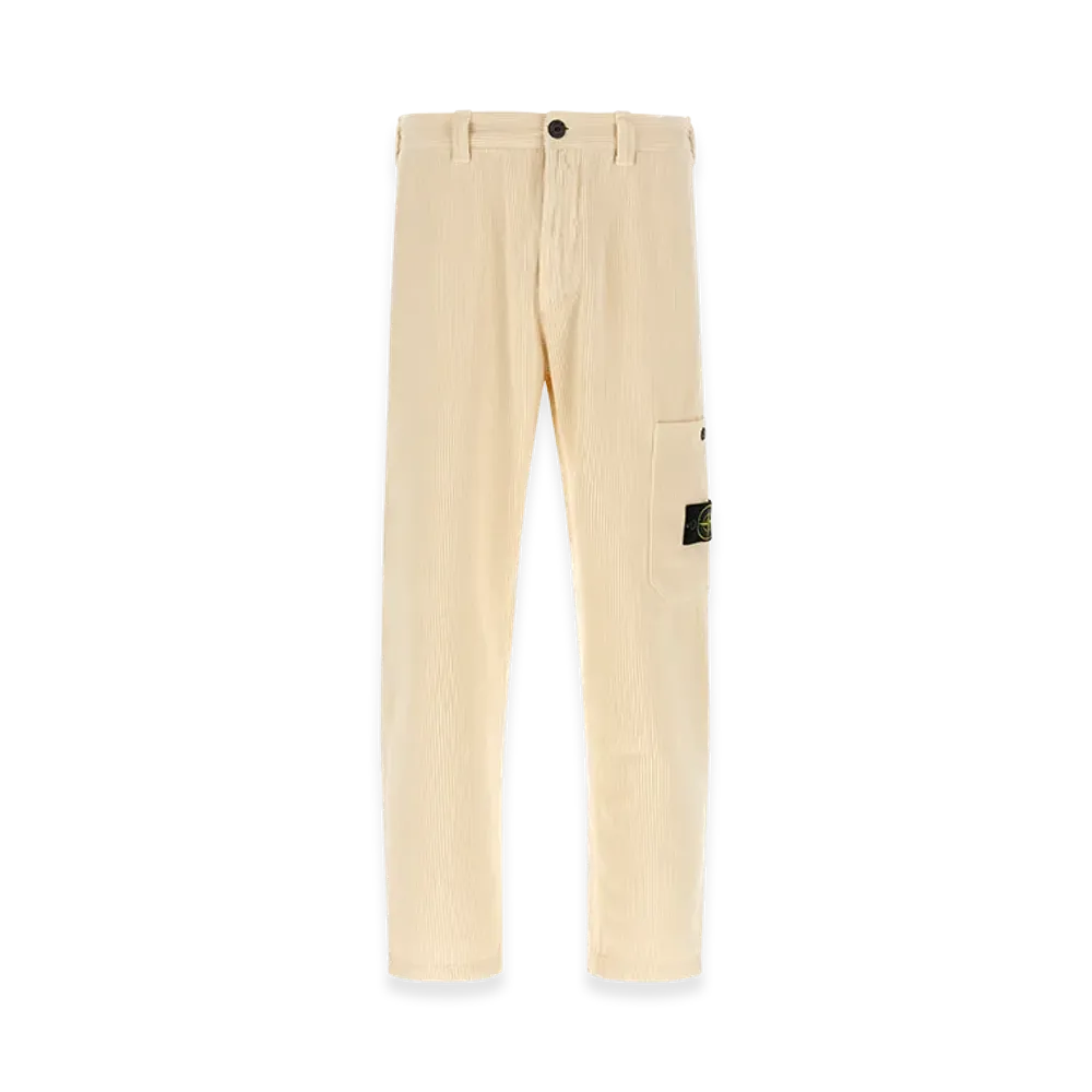 Stone Island 3100039 Velvet Cargo Pants "Beige"