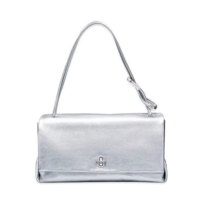 Marc Jacobs The Metallic Dual Shoulder Large "Silver"