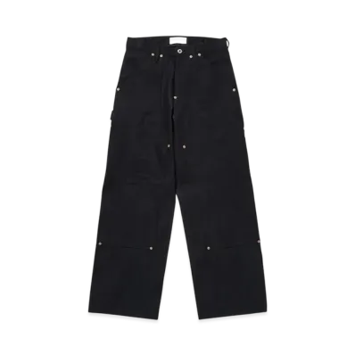 SUGARHILL Twisted Heather Denim Pants Double Knee "Blue/Black"