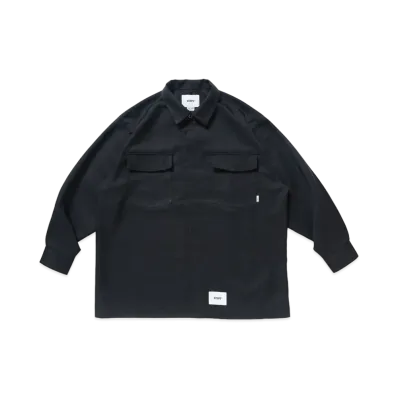 WTAPS Huey / LS / Poly. Twill "Black"