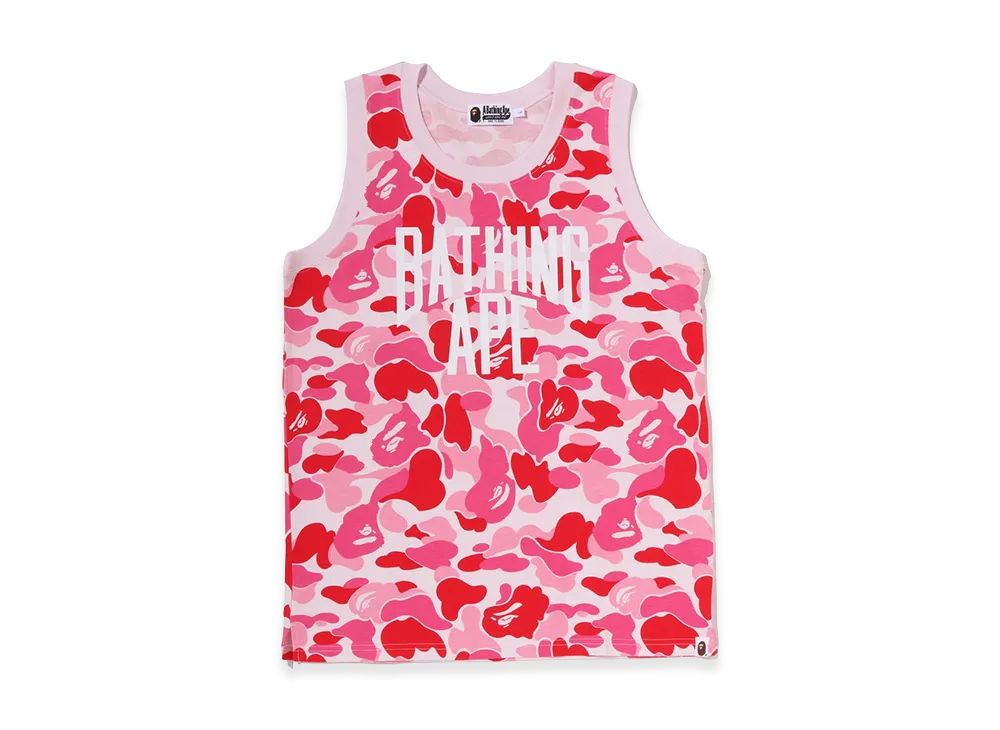 A BATHING APE ABC Camo Tank Top "Pink"