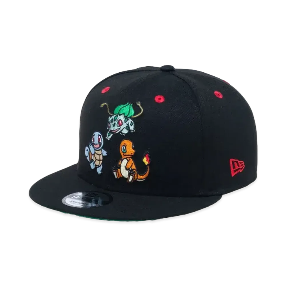 NEW ERA x Pokemon 9Fifty Fusigidane Hitokage Zenigame "Black"