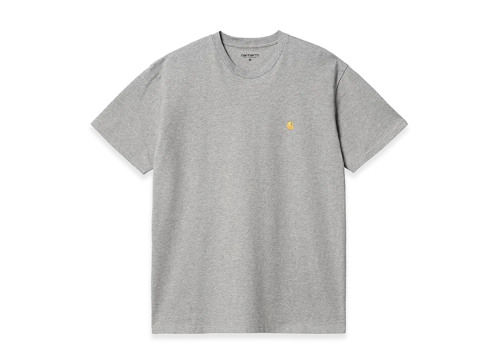 Carhartt WIP S/S Chase T-Shirt "Grey Heather/Gold"