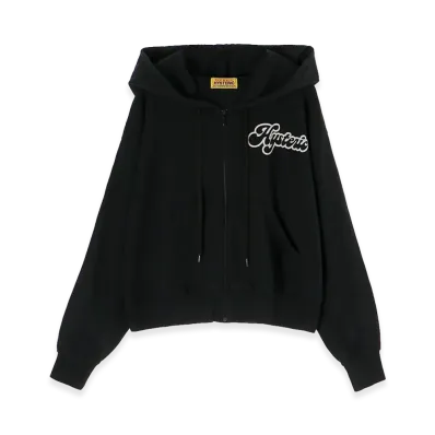 HYSTERIC GLAMOUR Women's Hysteric Girl Wide Hoodie "Black"