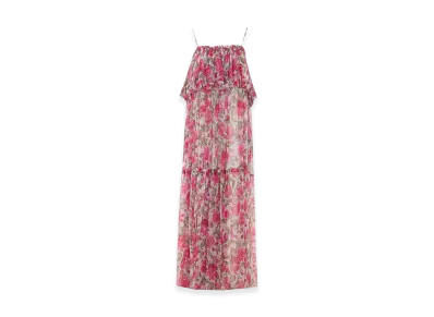 Chloe Women's And Long Silk Mousseline Dress "Multicolor"