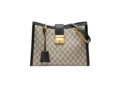 GUCCI Padlock Medium GG Shoulder Bag "GG Supreme"